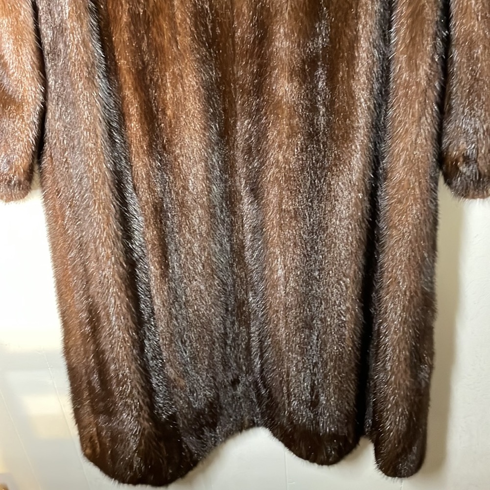 Vintage Mink Genuine Full Length Custom Made Coat - Picture 15 of 17